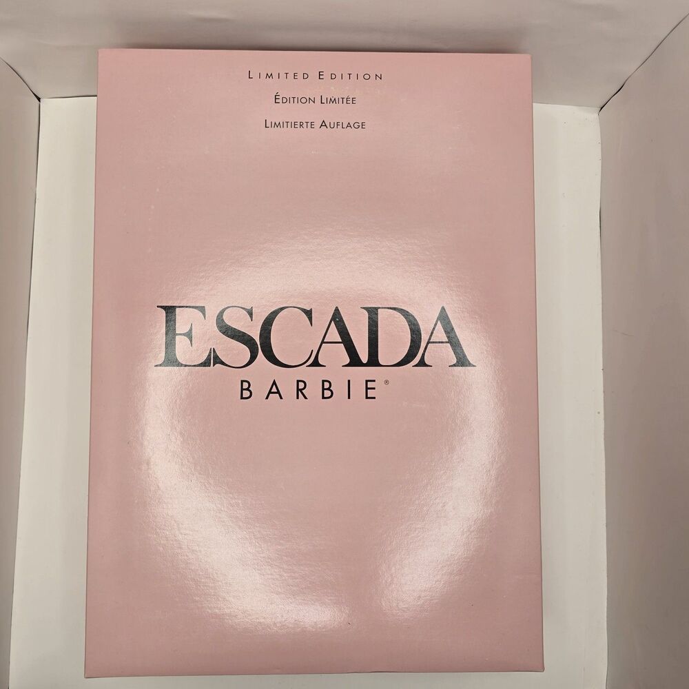 VTG Escada Limited Edition Barbie Doll 1996 Mattel NRFB - Picture 2 of 15
